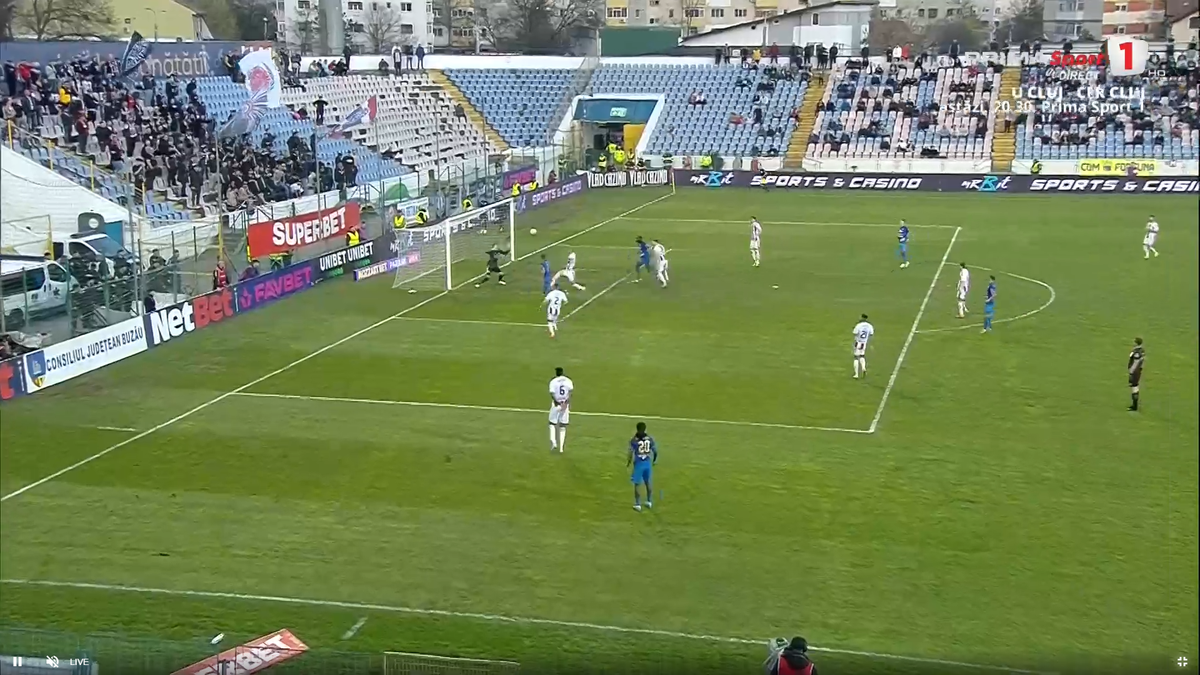 Gol anulat pentru ofsaid în Buzău - Oțelul