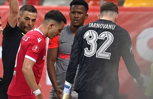 „Nu se pretează la astfel de șmecherii!” » Suferă Târnovanu la jocul de picior? Verdictul specialistului, după eroarea cu Dinamo