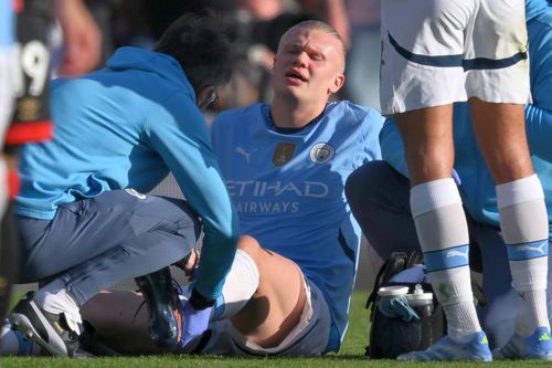Erling Haaland s-a accidentat în Bournemouth - Manchester City, foto: Imago Images