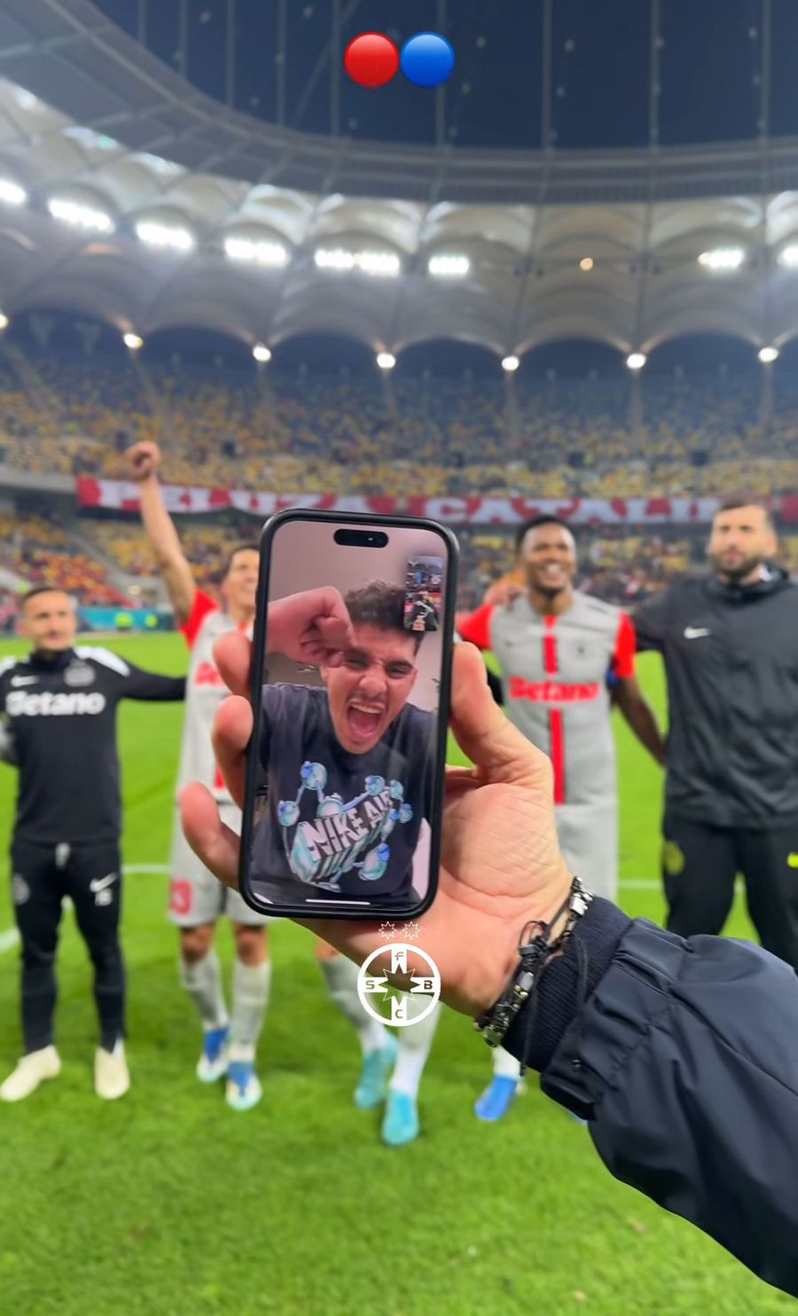 Imagine VIRALĂ după Dinamo - FCSB, cu Florinel Coman în prim-plan: ce a făcut de la 2.400 de kilometri distanță