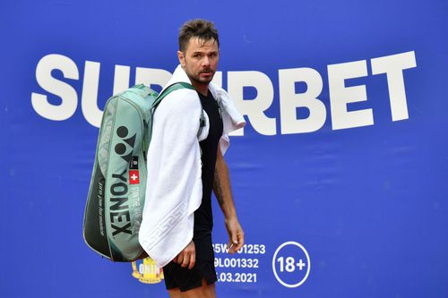 Stan Wawrinka după antrenament la Țiriac Open Foto: Cristi Preda