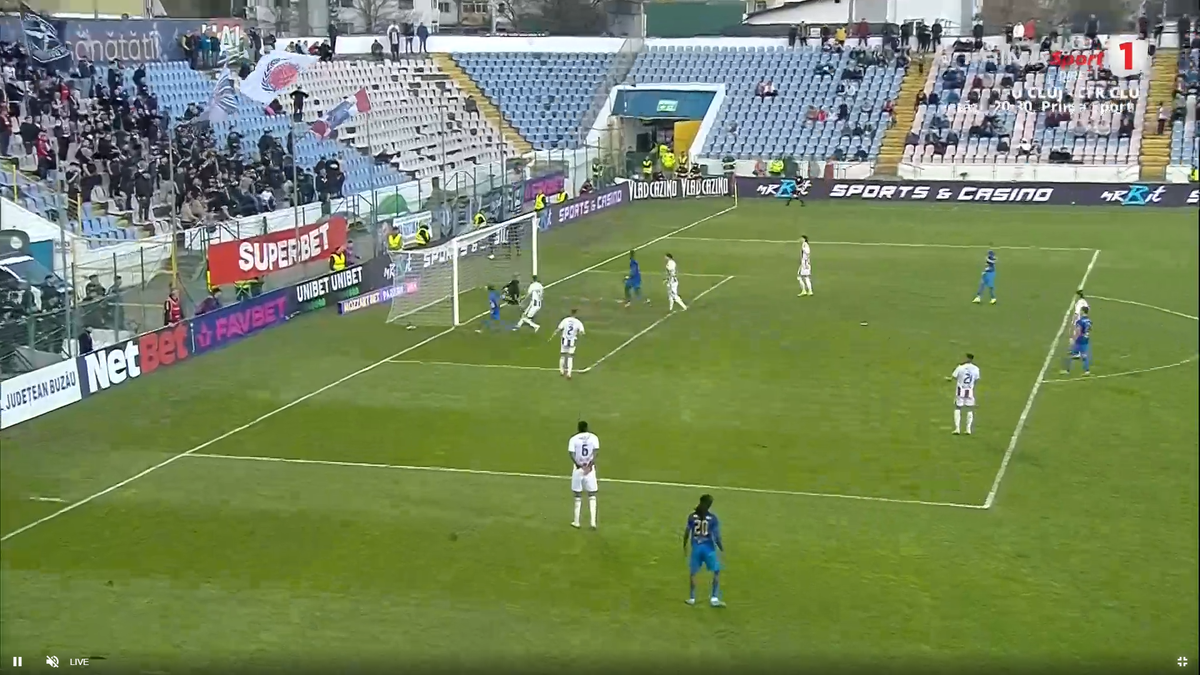 Gol anulat pentru ofsaid în Buzău - Oțelul