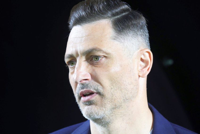 Mirel Rădoi, la meciul din Giulești cu Rapid / FOTO: Ionuț Iordache (GSP)