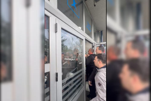 Noi imagini din haosul de la Belgrad / foto: X