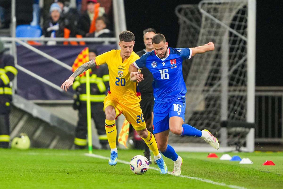 România dezamăgește și cu Slovacia și pierde fără drept de apel! A fost ultimul meci al lui Mircea Lucescu la națională