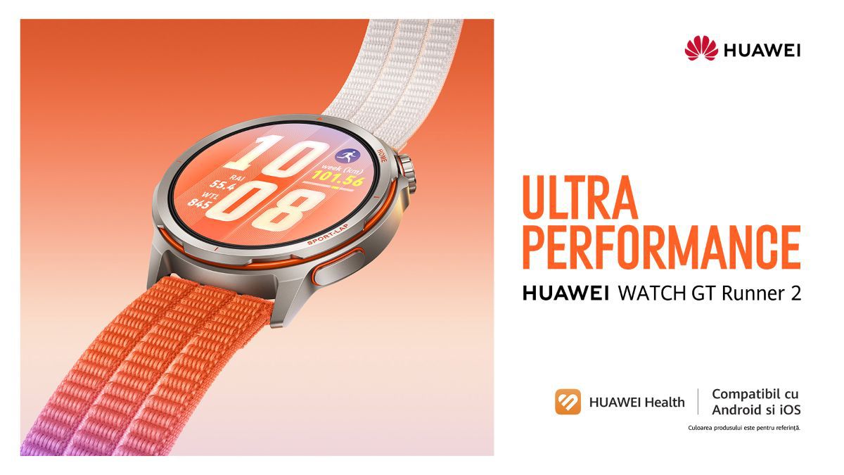 Performanță de încredere cu noul HUAWEI WATCH GT Runner 2. Date științifice la încheietura fiecărui alergător