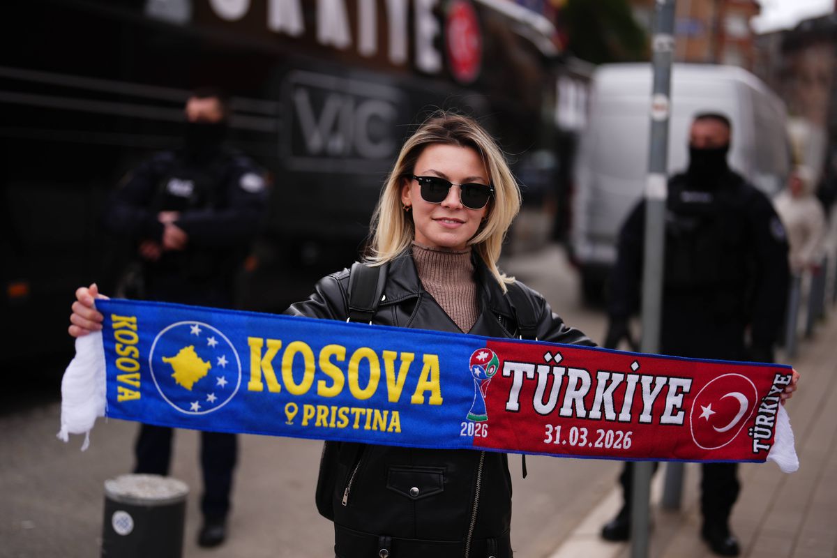 Imagini înainte de Kosovo - Turcia, barajul pentru Campionatul Mondial