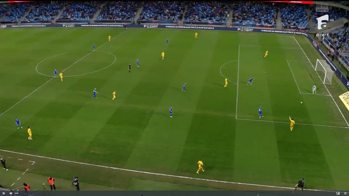 Debut de coșmar pentru Aioani! Portarul Rapidului, gafă uriașă după 13 secunde în Slovacia - România