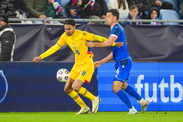 Ștefan Baiaram în Slovacia - România, meci amical // 31 martie 2026, foto: Getty Images