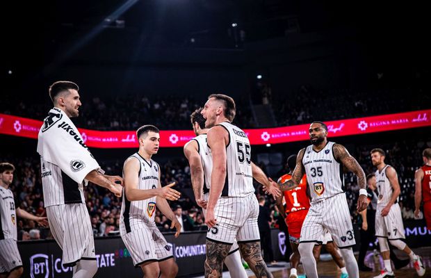 Performanță pentru U-BT Cluj-Napoca! Trupa lui Mihai Silvășan, calificată matematic în play-off-ul Ligii ABA