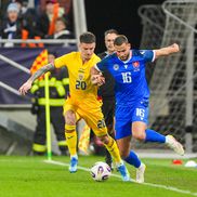 Dennis Man, David Hancko în Slovacia - România, meci amical // 31 martie 2026, foto: Getty Images