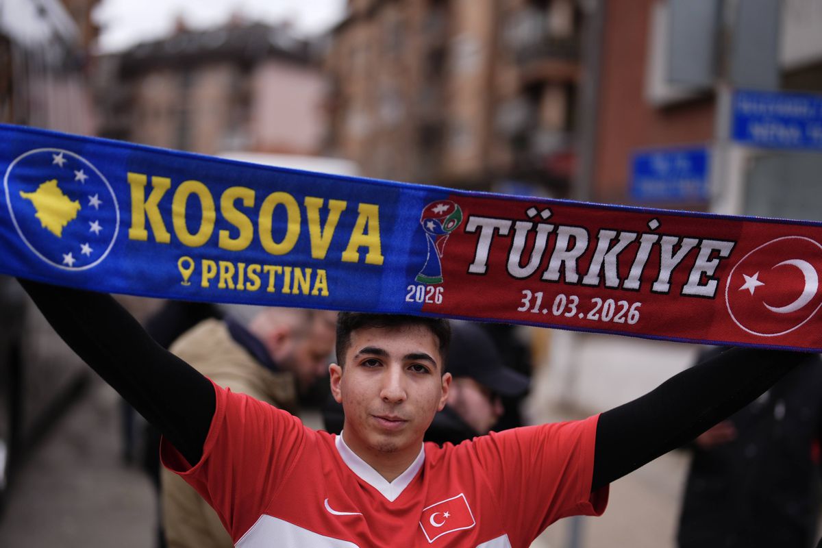 Imagini înainte de Kosovo - Turcia, barajul pentru Campionatul Mondial