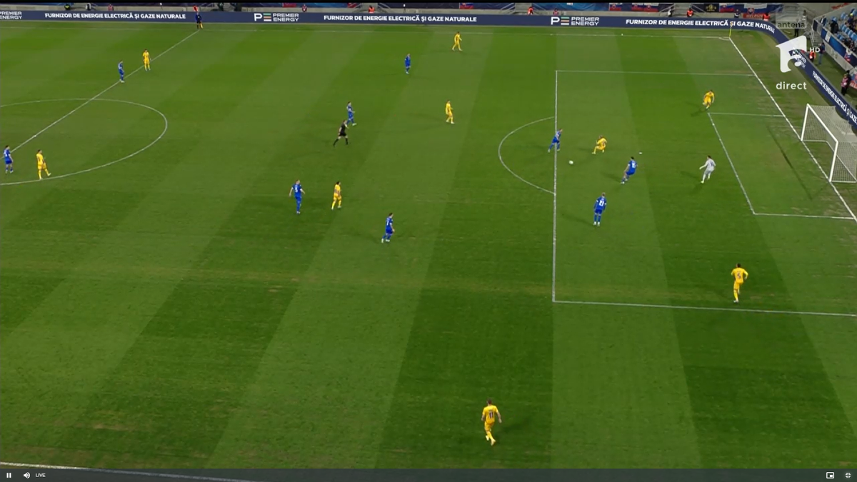 Debut de coșmar pentru Aioani! Portarul Rapidului, gafă uriașă după 13 secunde în Slovacia - România