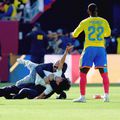 Un suporter a intrat pe teren în Columbia - Franța