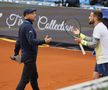 Damir Dzumhur discutând cu supervisor-ul Zsolt Beda FOTO Cristi Preda