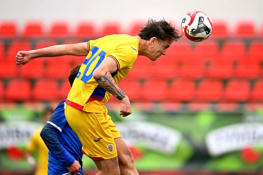 Fernando Pellegrini, marcând contra lui Liechtenstein pentru reprezentativa U18 // foto: Imago Images