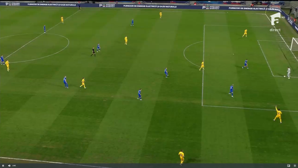 Debut de coșmar pentru Aioani! Portarul Rapidului, gafă uriașă după 13 secunde în Slovacia - România