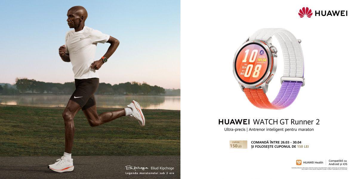 Performanță de încredere cu noul HUAWEI WATCH GT Runner 2. Date științifice la încheietura fiecărui alergător
