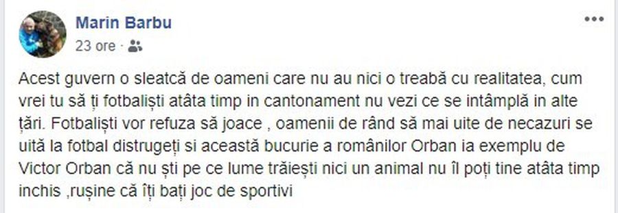 Un experimentat antrenor român a răbufnit pe Facebook: „Cer cetățenie magiară! Dacă Viktor Orban îmi dă un serviciu, mâine plec”