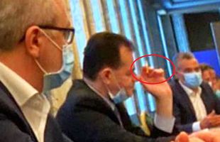 A recidivat! Ludovic Orban, surprins din nou în timp ce fuma la Guvern » Va fi iar amendat?