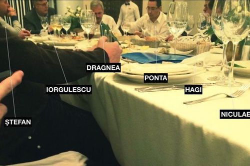 Poza cea de taină: Dragnea, Ponta, Hagi și Gino Iorgulescu, înaintea alegerilor de la LPF din 2013