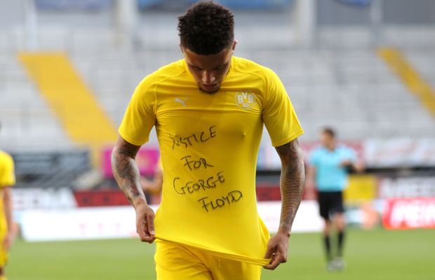 BUNDESLIGA. Sancho și Hakimi, starurile de 170 de milioane de euro ale lui Dortmund, gest în memoria lui George Floyd