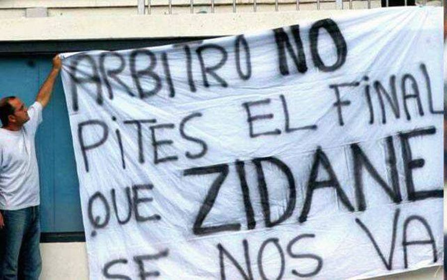 „Arbitrule, nu fluiera finalul, pentru că ne pleacă Zidane”. „Ne pleacă Zidane”