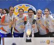 CSM București a primit astăzi trofeul de campioană a sezonului 2020/2021 din Liga Națională de handbal feminin.