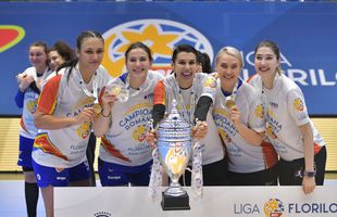 CSM București a sărbătorit titlul la handbal feminin, chiar la finalul unicului eșec stagional