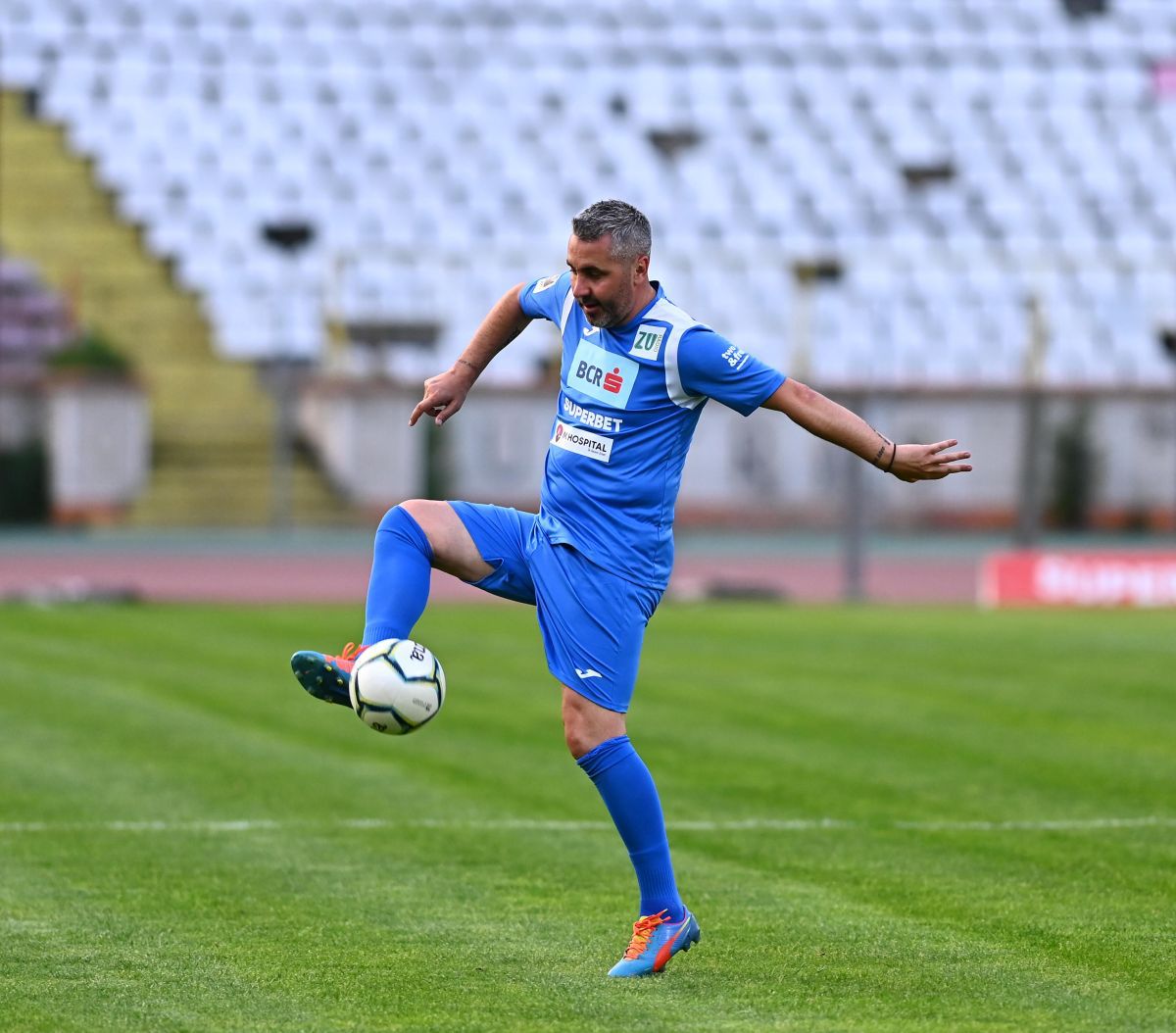 FOTO Meciul legendelor în Ștefan cel Mare » 12 goluri marcate de echipele lui Andone și Belodedici 31.05.2021