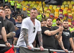 „Rambo”, ultras la Dinamo în Peluza Sud » A preferat să stea între suporteri, nu la lojă