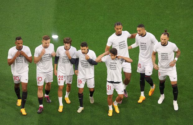 Jucătorii de la Sevilla, cu gândul la Sergio Rico » Mesaj înainte de finala Europa League