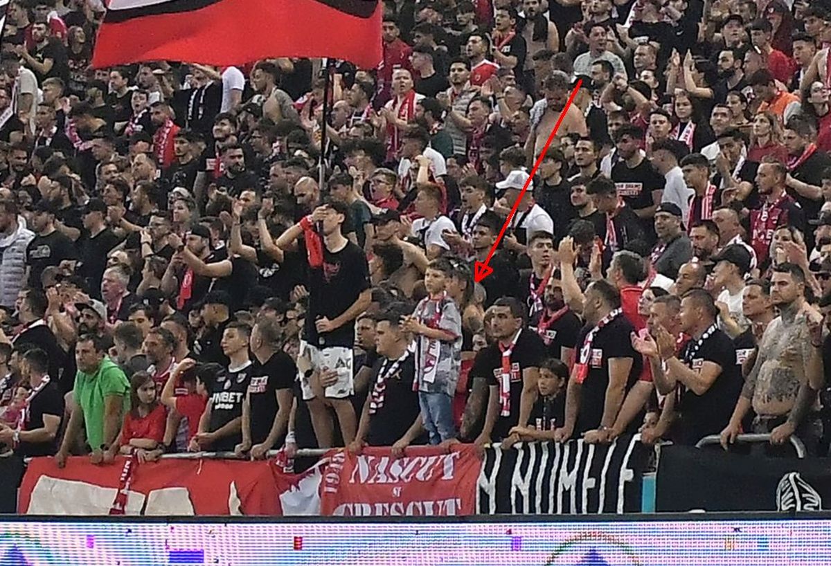 Dolha n-a fost singurul „ultras” celebru la Dinamo - FC Argeș » Ce sportivă a cântat tot meciul în primele rânduri din PCH