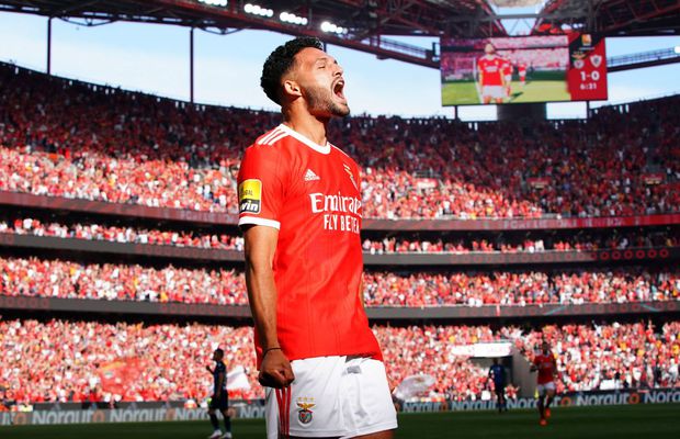 Atacantul de la Benfica, disputat de Manchester United și Real Madrid » Campioana Portugaliei l-ar vinde pentru 100 de milioane de euro