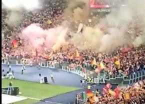 Imagini impresionante pe Stadio Olimpico » Peste 60.000 de fani urmăresc finala Europa League la Roma