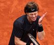 Andrey Rublev, criză de nervi la Roland Garros: s-a luat la palme și s-a lovit singur cu racheta!