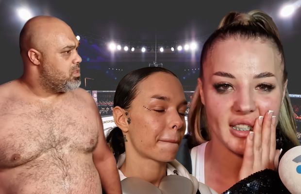 Cele două femei lovite cu pumnii și picioarele la Gala RXF, primele declarații: „A dat în noi cu ură” + reacție șocantă a „Perversului”: „Doar mort mă scoateau de acolo”