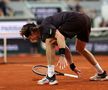 Andrey Rublev, criză de nervi la Roland Garros: s-a luat la palme și s-a lovit singur cu racheta!