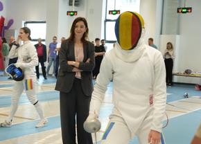 Ana Maria Brânză și-a îndeplinit cel mai mare vis » A inaugurat o sală de scrimă care a fost construită special pentru acest sport