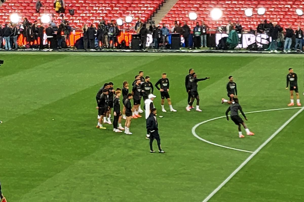 Wembley, cu o zi înaintea marei finale de Liga Campionilor