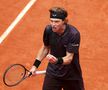 Andrey Rublev, criză de nervi la Roland Garros: s-a luat la palme și s-a lovit singur cu racheta!