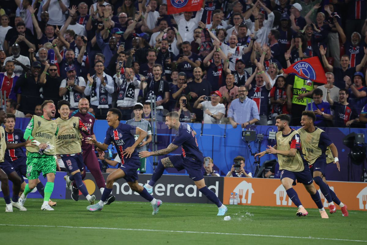 PSG - Inter, imaginile bucuriei