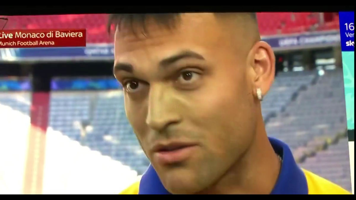 Superstarul a început să plângă pe stadion înainte de PSG - Inter » Imaginile surprinse pe Allianz Arena: „Nu îmi găsesc cuvintele”