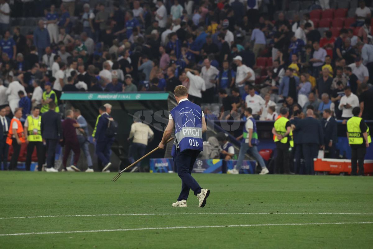 Imagini inedite la pauza finalei PSG - Inter