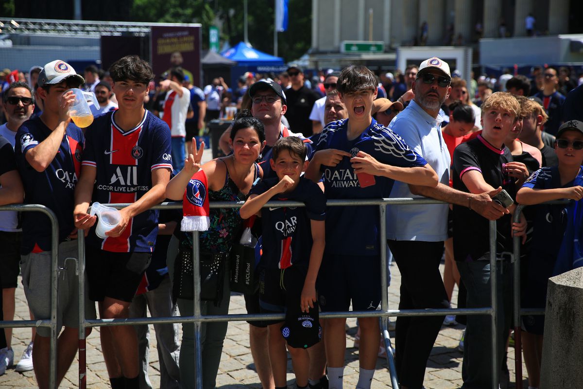 Atmosfera finala liga campionilor Marienplatz