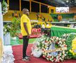Aaron Boupendza a fost înmormântat în Gabon