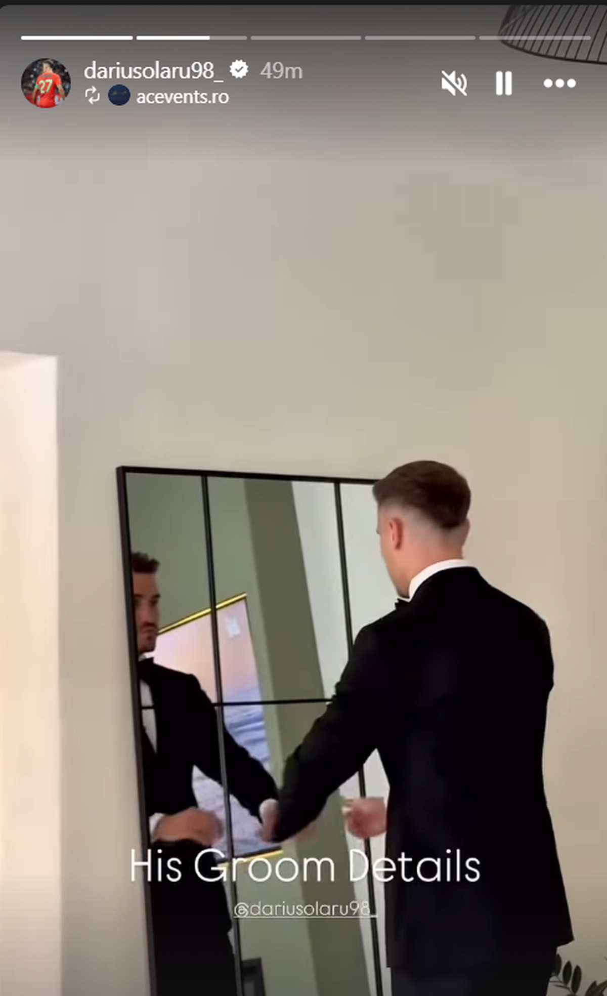 Imagini de la nunta lui Darius Olaru