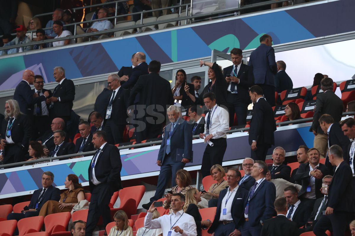 Răzvan Burleanu l-a evitat pe Ceferin la finala Ligii Campionilor » Cu cine s-a întreținut în tribunele de pe Allianz Arena