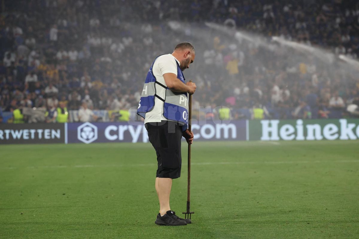 Imagini inedite la pauza finalei PSG - Inter