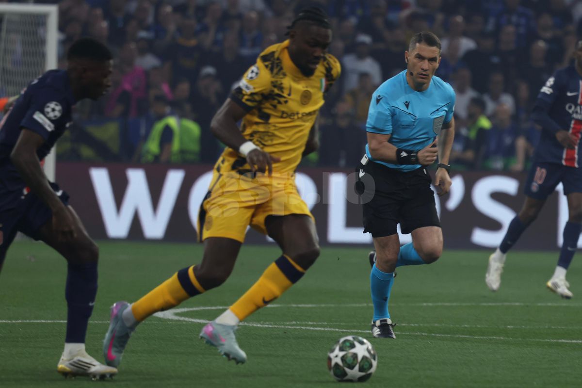 Désiré Doué a scris istorie în finala Ligii Campionilor dintre PSG și Inter